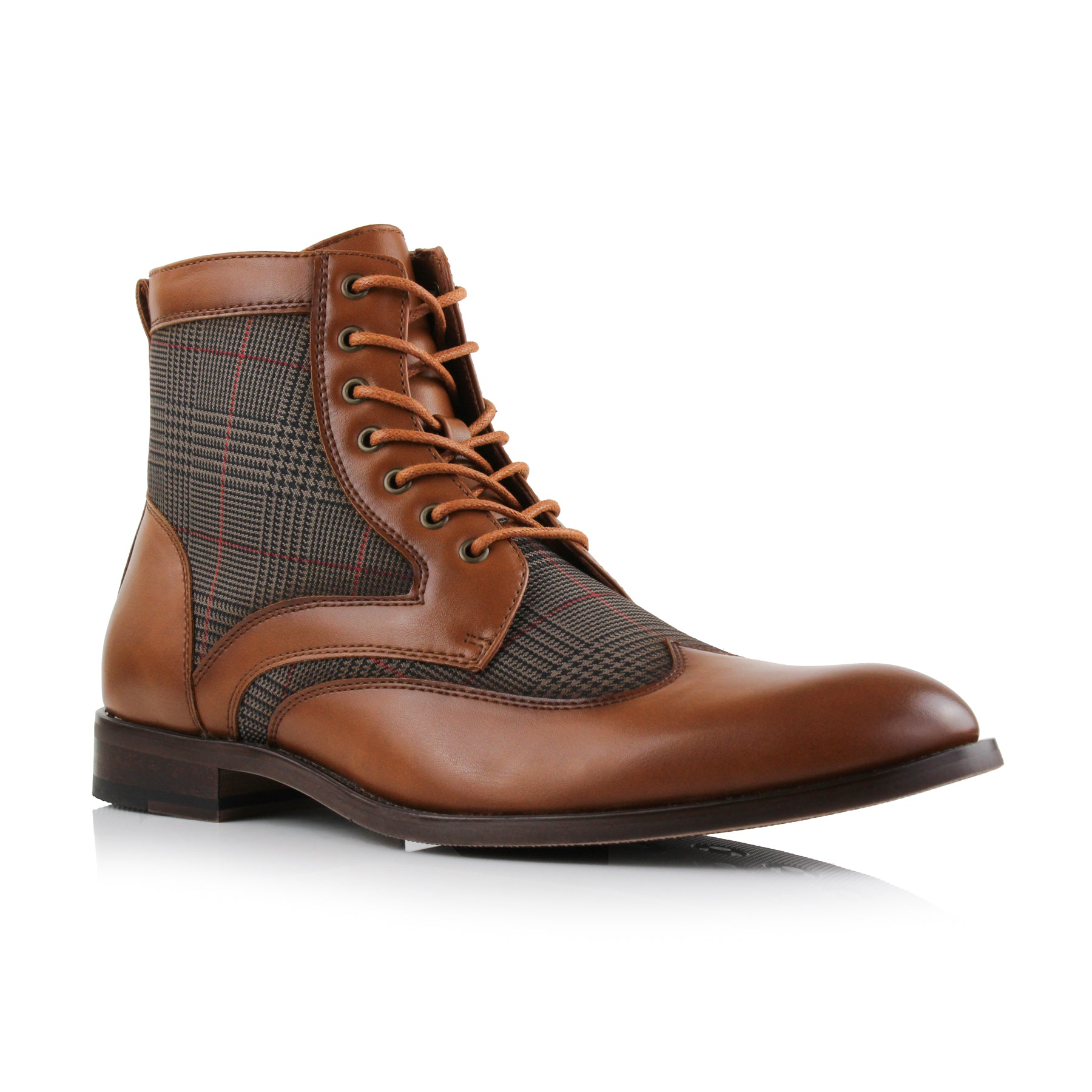 Men's hot sale plaid boots