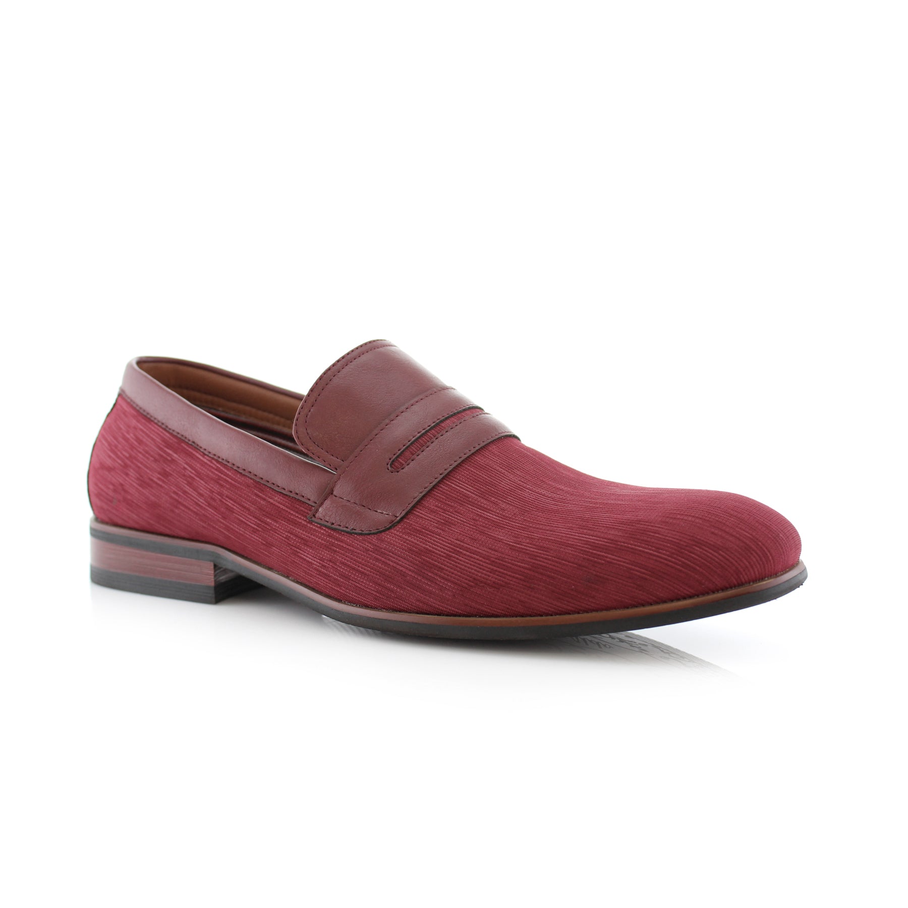 Aldo mens hot sale red loafers