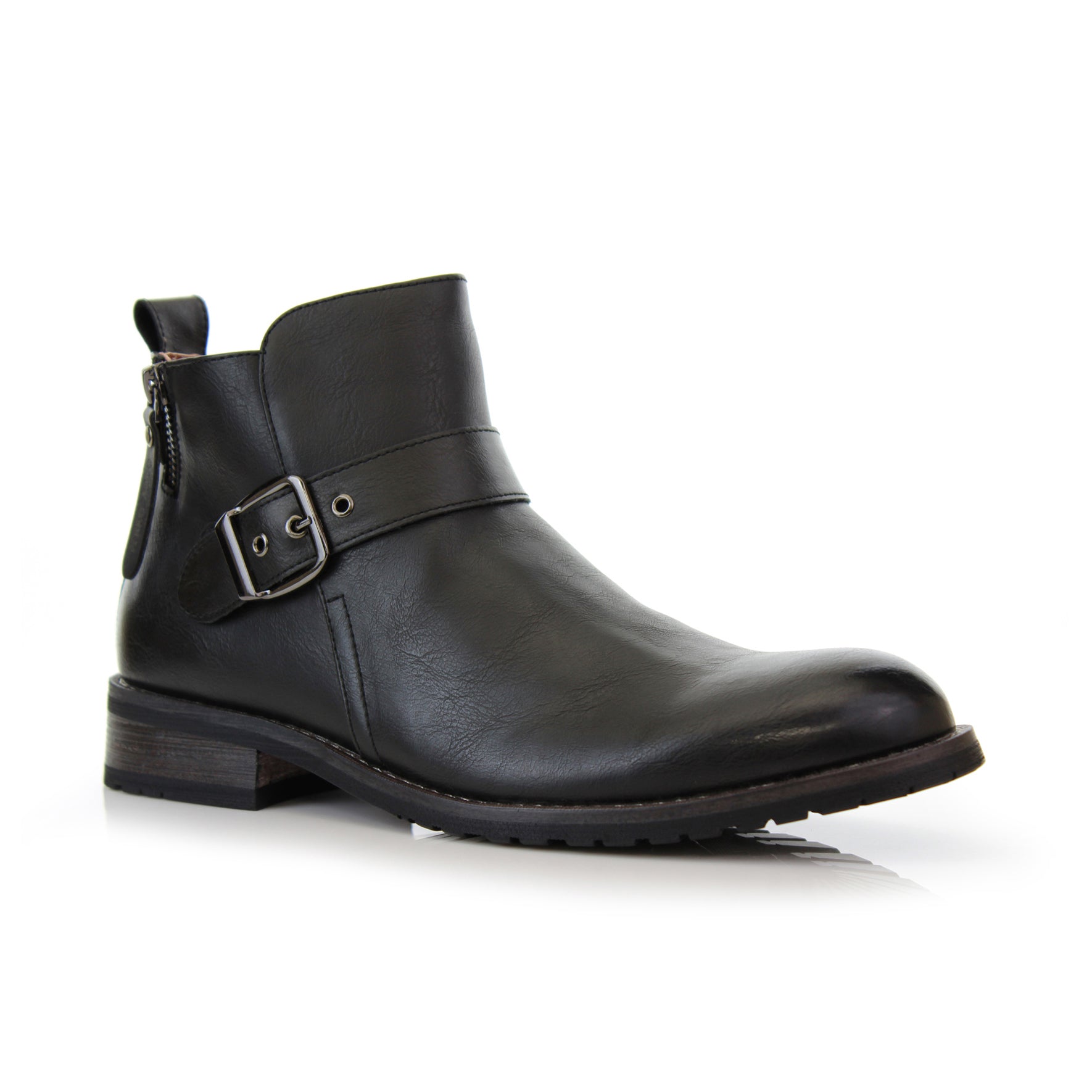 Mens chelsea boots on sale buckle