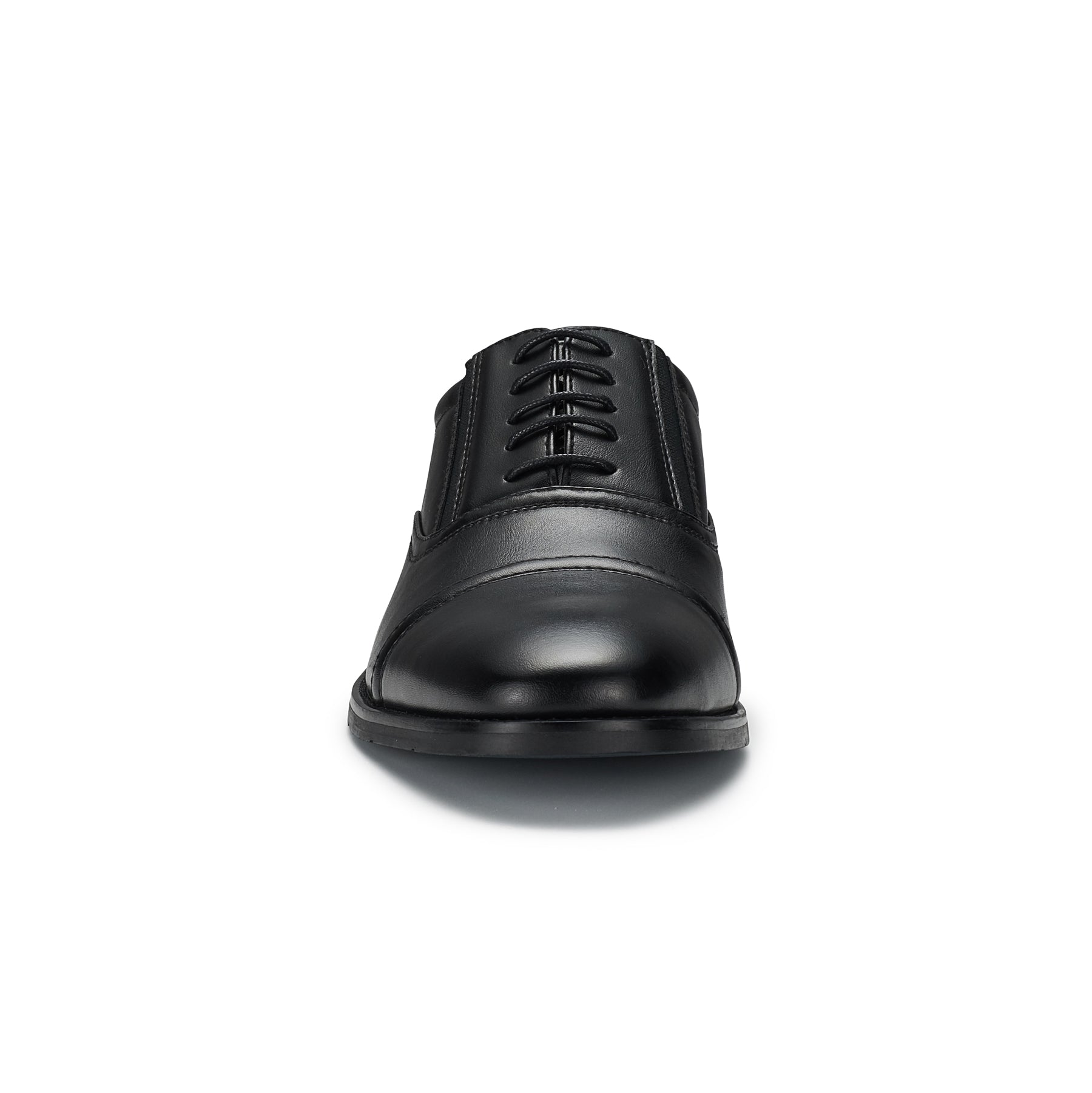 Cap-Toe with Elastic Panel Oxford Shoes | Adam by Ferro Aldo | Conal Footwear | Front Angle View