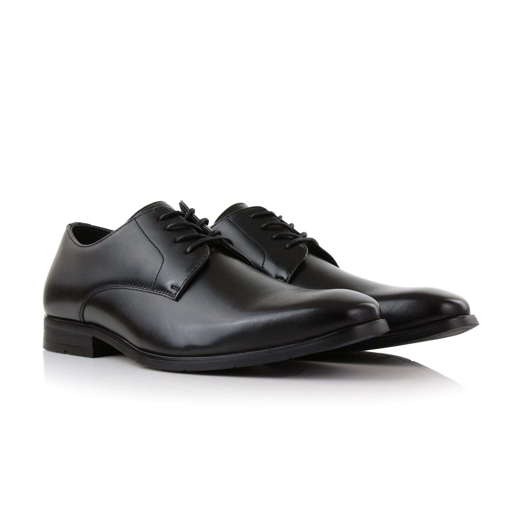 Plain black outlet formal shoes