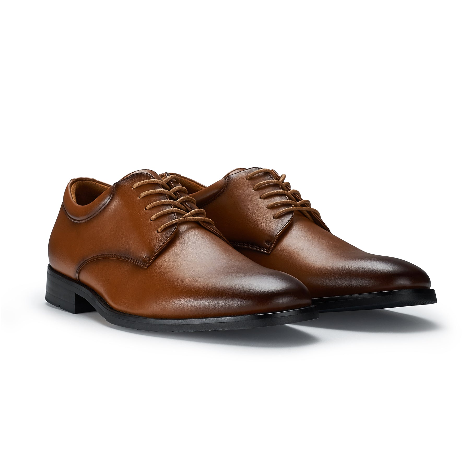 Men's Plain-Toe Derby Shoes | Arlen by Ferro Aldo | Conal Footwear | Paired Angle View