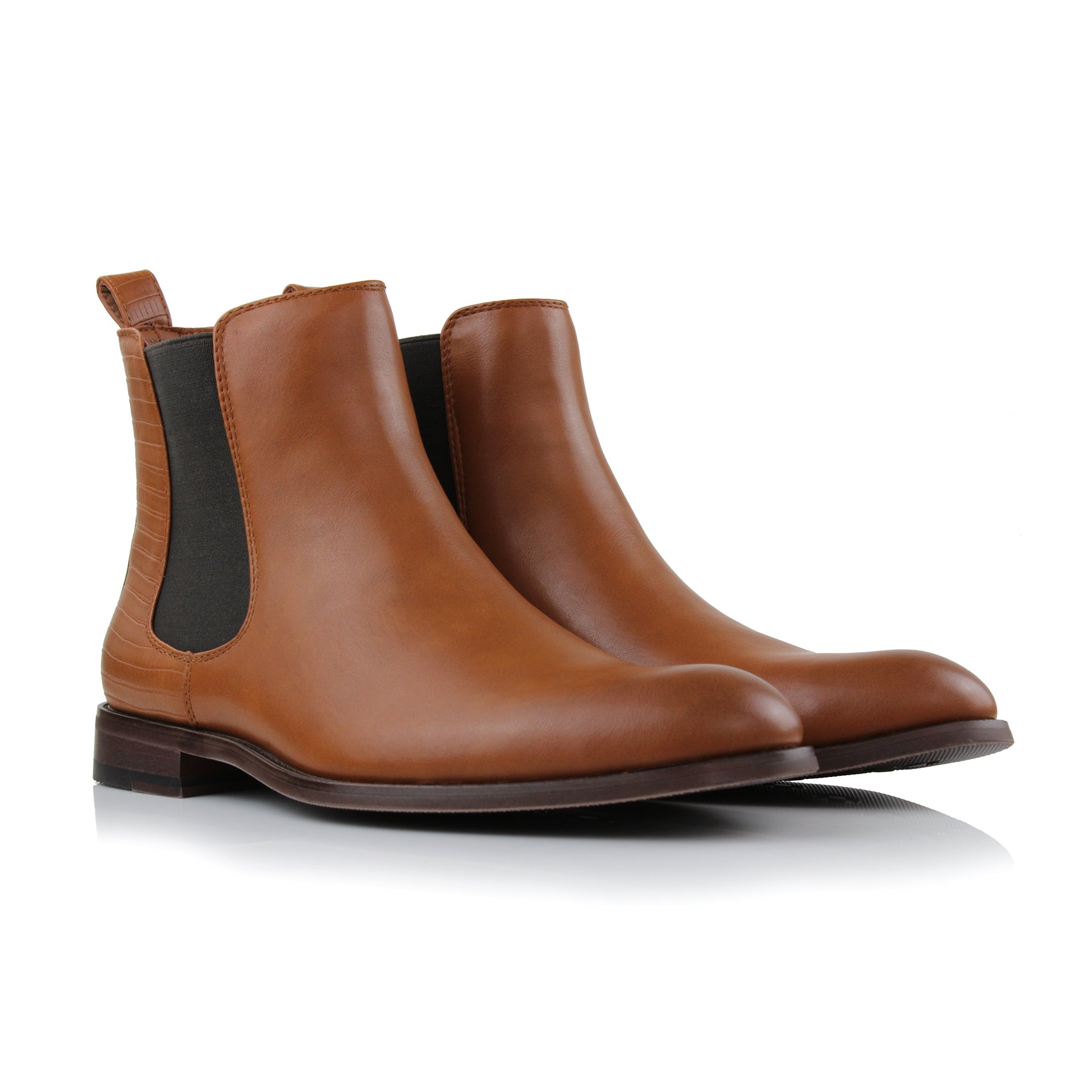 Cognac chelsea 2025 boots mens