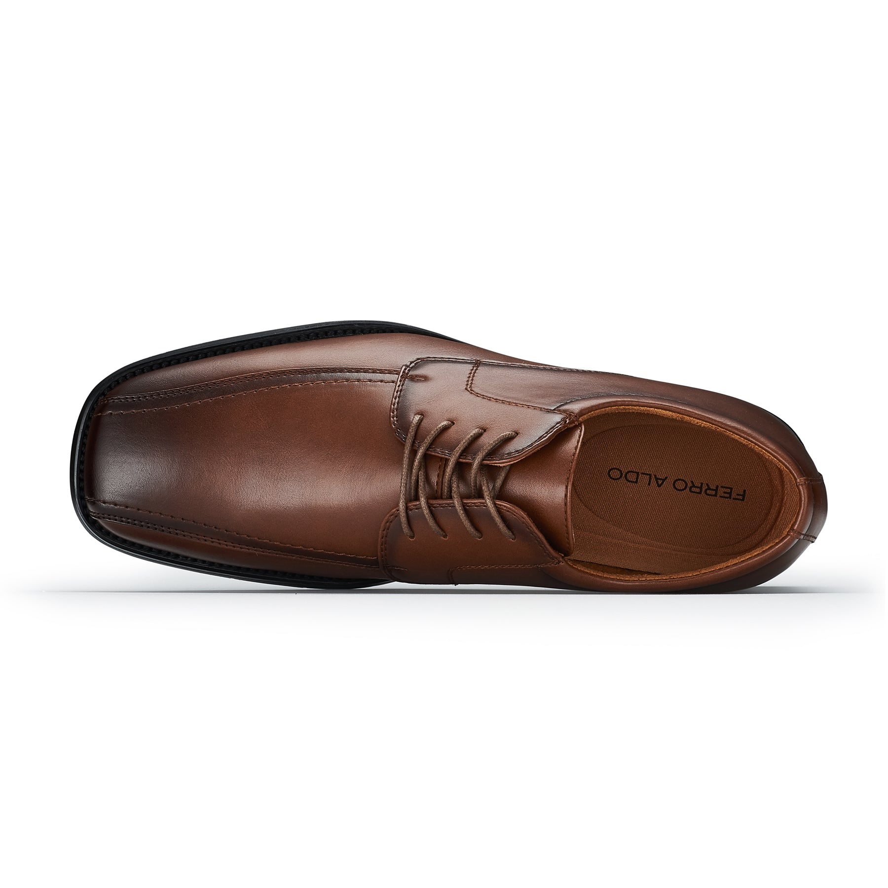 Men's Apron Toe Derby Shoes | Benson by Ferro Aldo | Conal Footwear | Top-Down Angle View