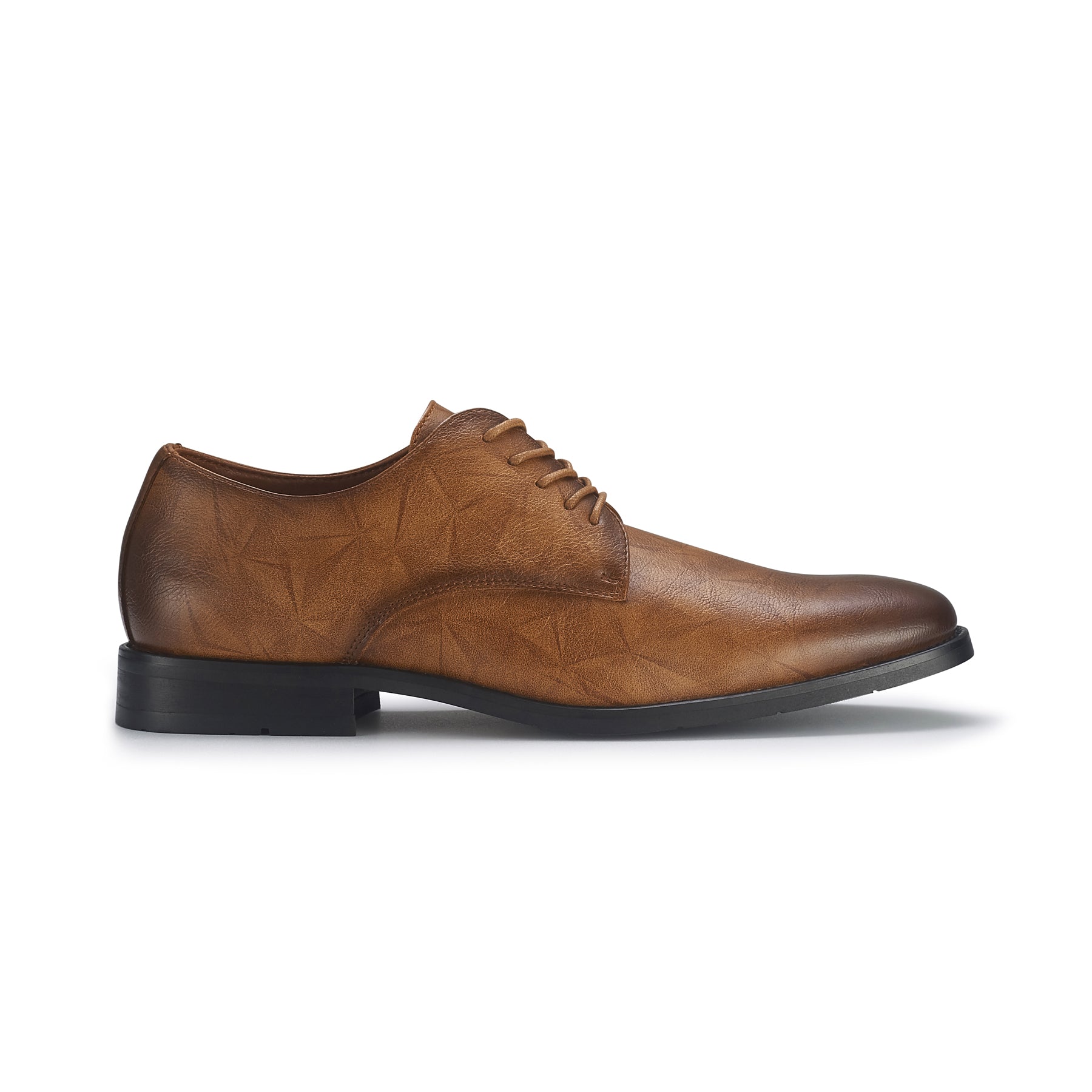 Geometric Pattern Derby Shoes | Caleb by Ferro Aldo | Conal Footwear | Outer Side Angle View