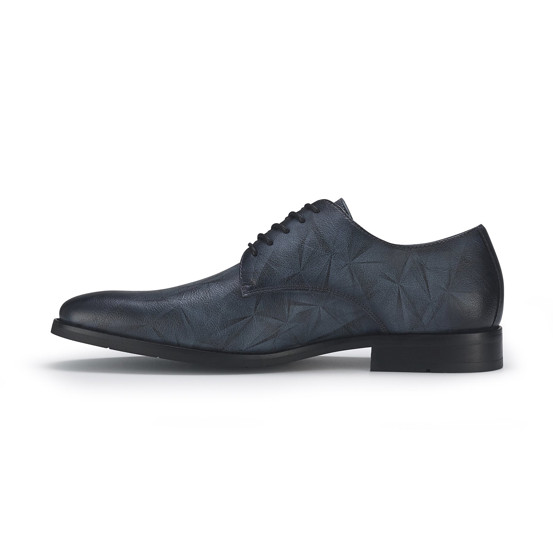 Geometric Pattern Derby Shoes | Caleb by Ferro Aldo | Conal Footwear | Inner Side Angle View