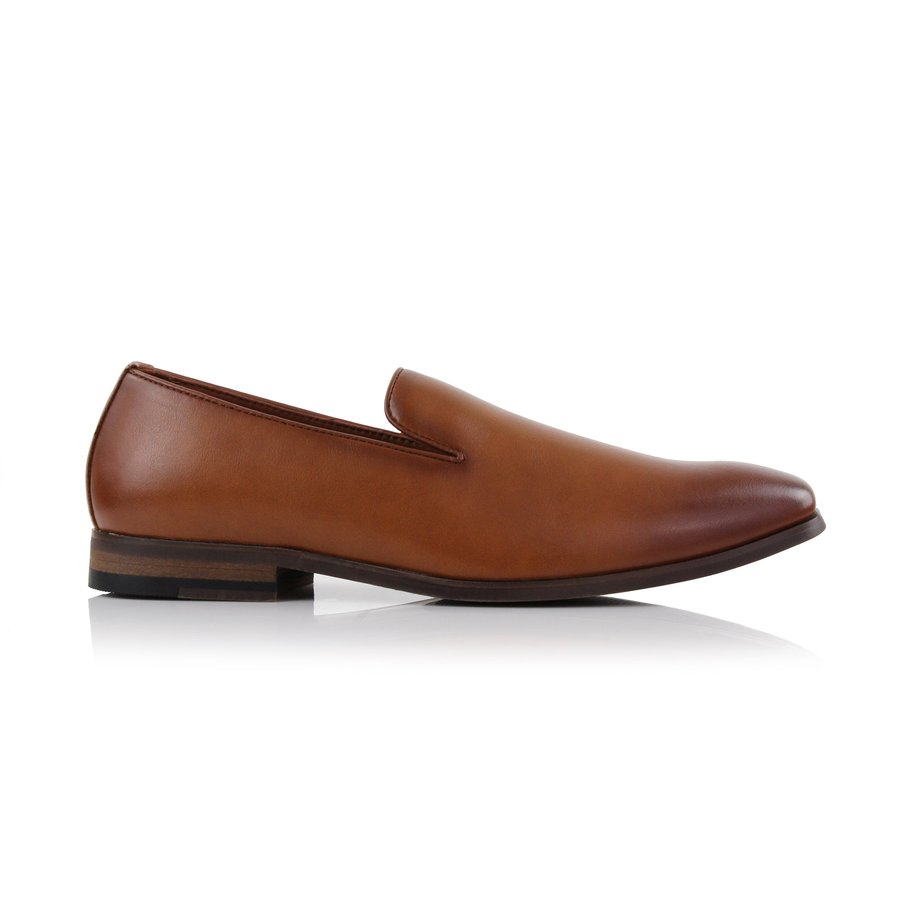 Burnished Wholecut Loafers | Clyde by Ferro Aldo | Conal Footwear | Outer Side Angle View