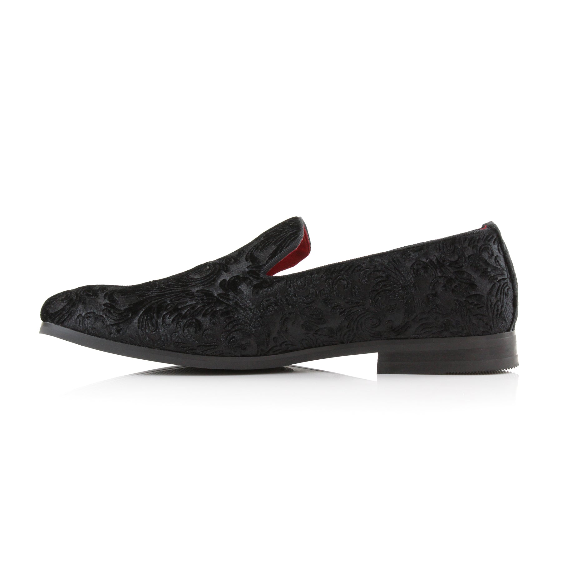 Embossed Wholecut Loafers | Clyde by Ferro Aldo | Conal Footwear | Inner Side Angle View