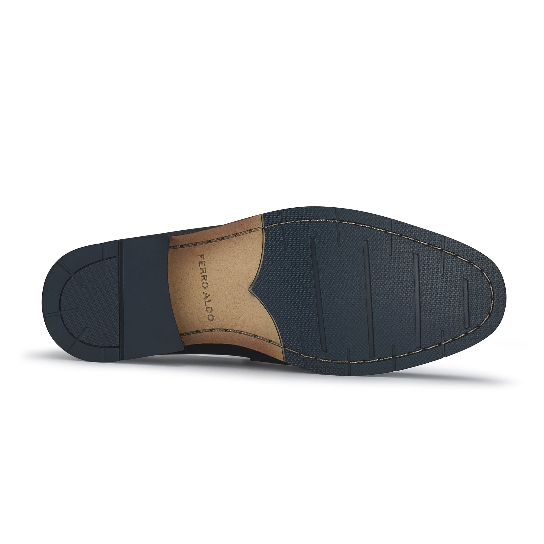 Metal Buckle Loafers | Daxon by Ferro Aldo | Conal Footwear | Bottom Sole Angle View