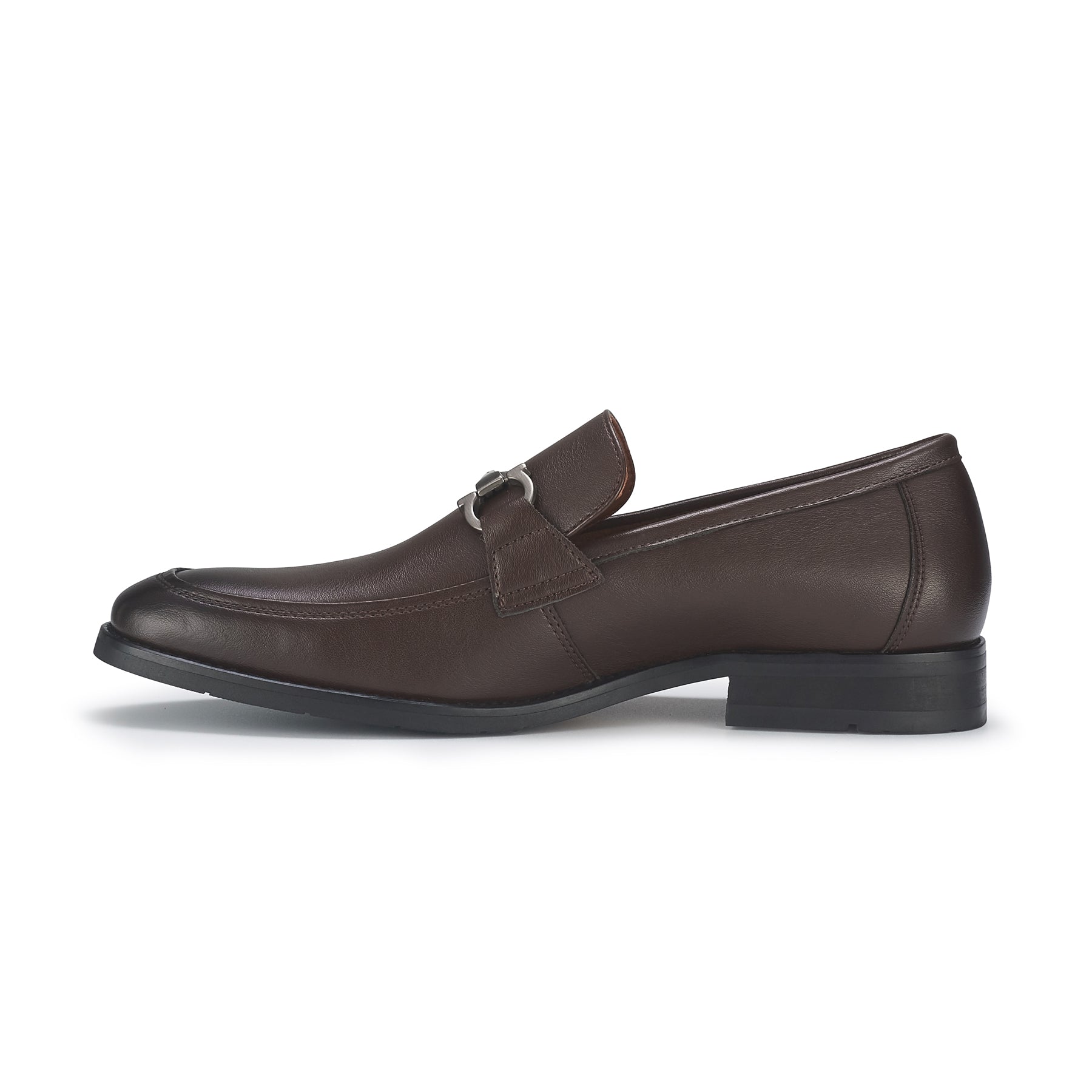 Metal Buckle Loafers | Daxon by Ferro Aldo | Conal Footwear | Inner Side Angle View