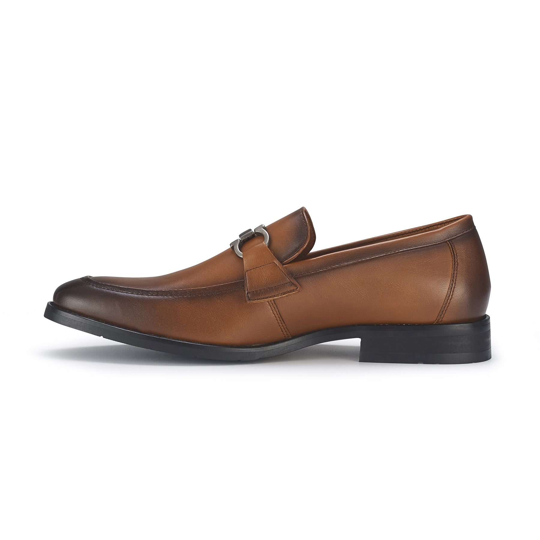 Metal Buckle Loafers | Daxon by Ferro Aldo | Conal Footwear | Inner Side Angle View