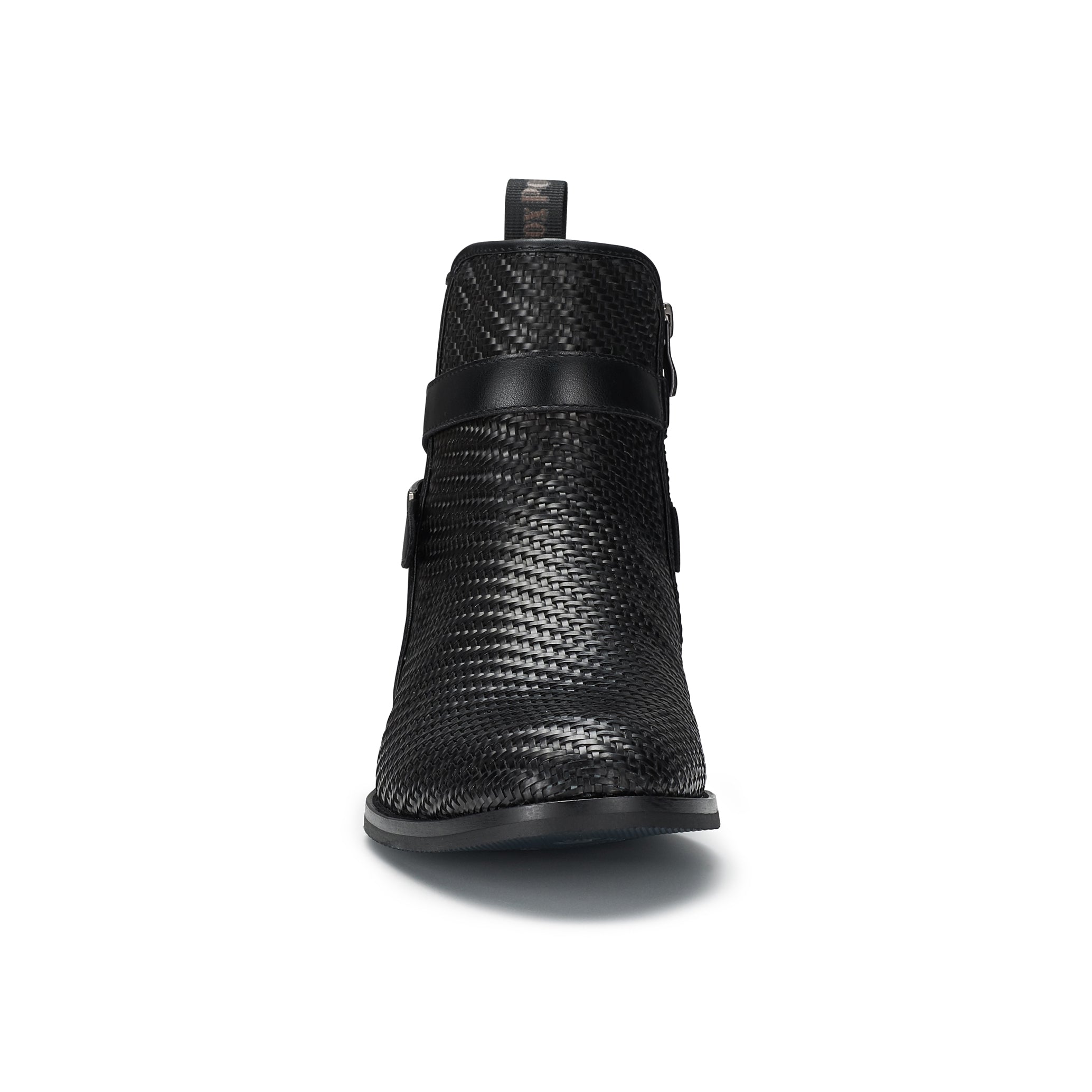 Strapped Woven Chelsea Boots | Derrick by Polar Fox | Conal Footwear | Front Angle View