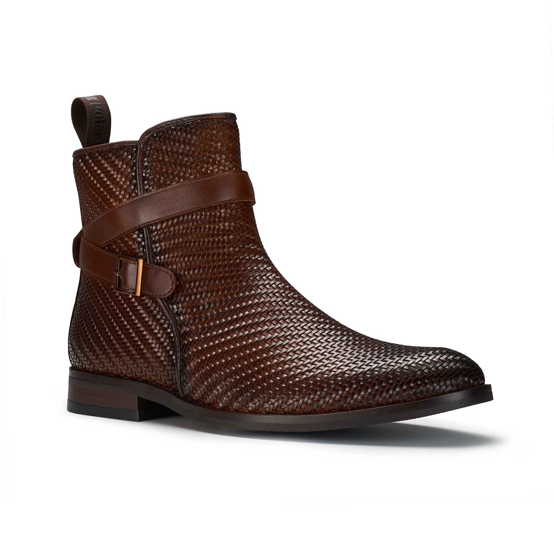 Strapped Woven Chelsea Boots | Derrick by Polar Fox | Conal Footwear | Main Angle View