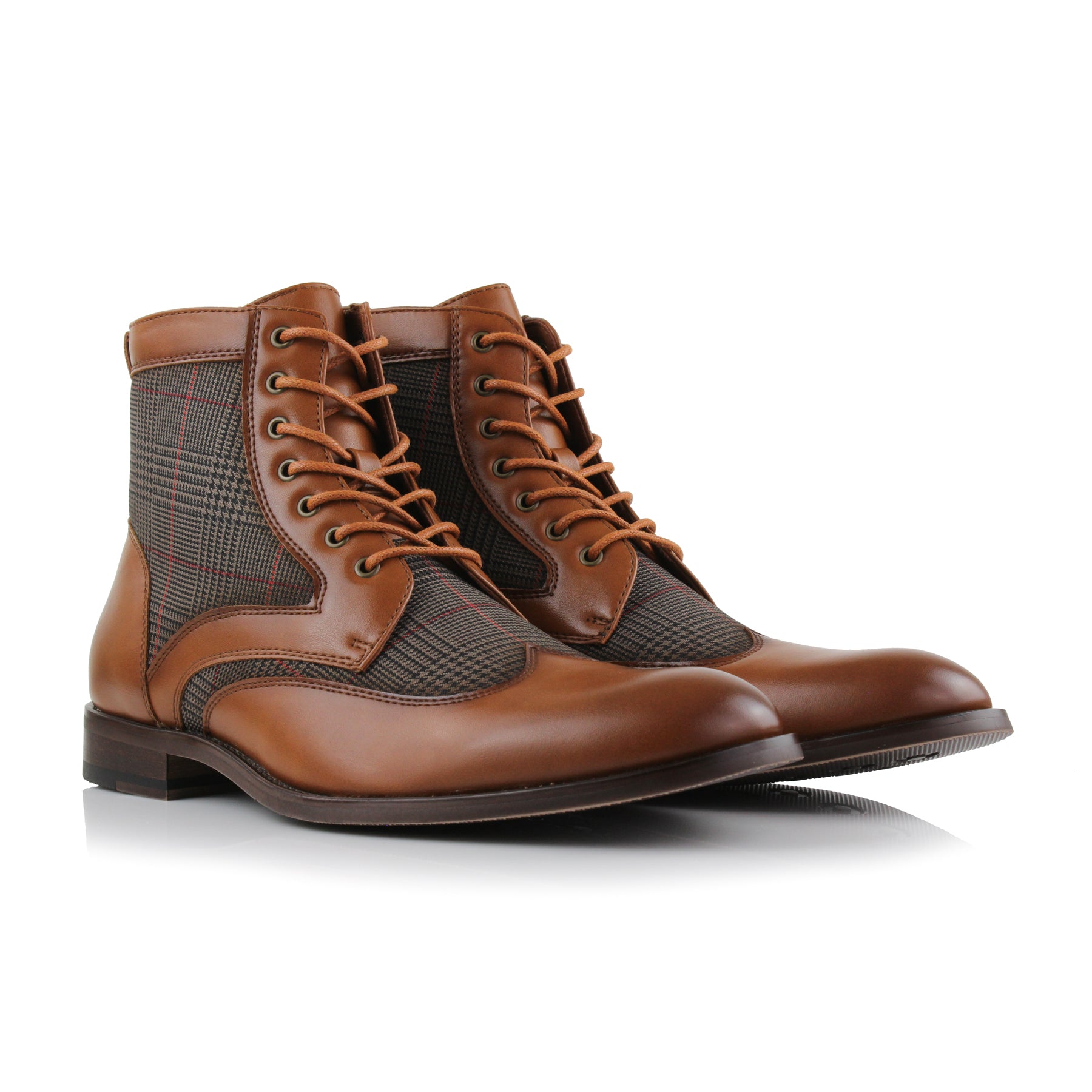 Cognac sale wingtip boots