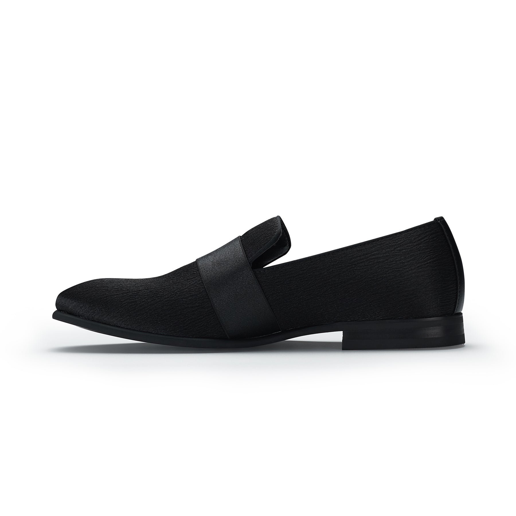 Men's Casual Fabric Penny Loafers | Lucio by Ferro Aldo | Conal Footwear | Inner Side Angle View