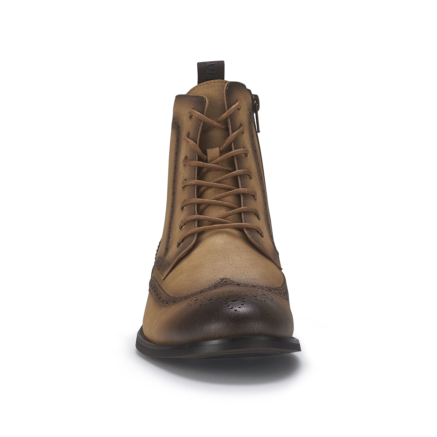 Wingtip Brogue Boots | Manson by Polar Fox | Conal Footwear | Front Angle View