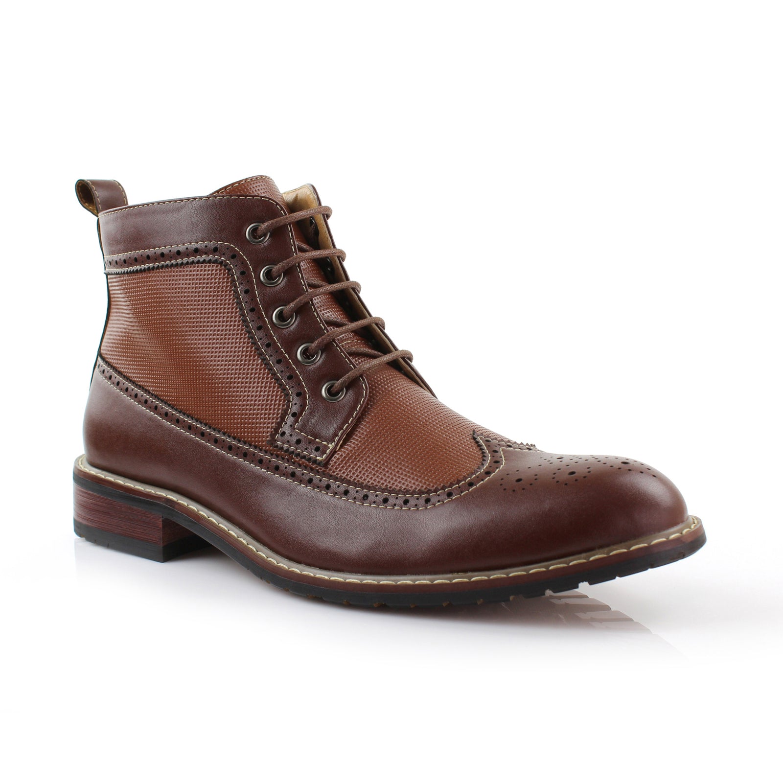 Men's Western Wingtip Boots 