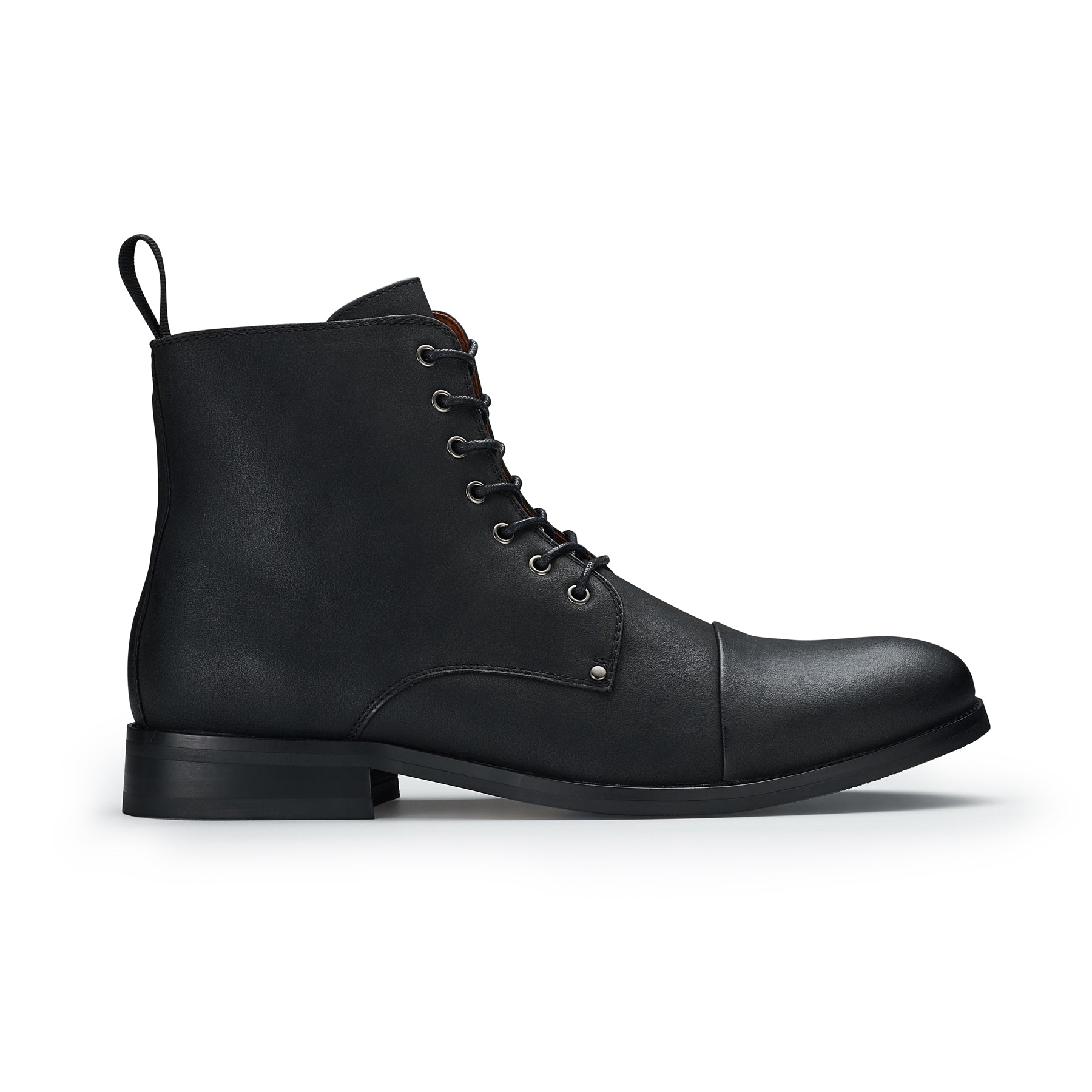 Men's Cap Toe Ankle Boots | Prince by Polar Fox | Conal Footwear | Outer Side Angle View