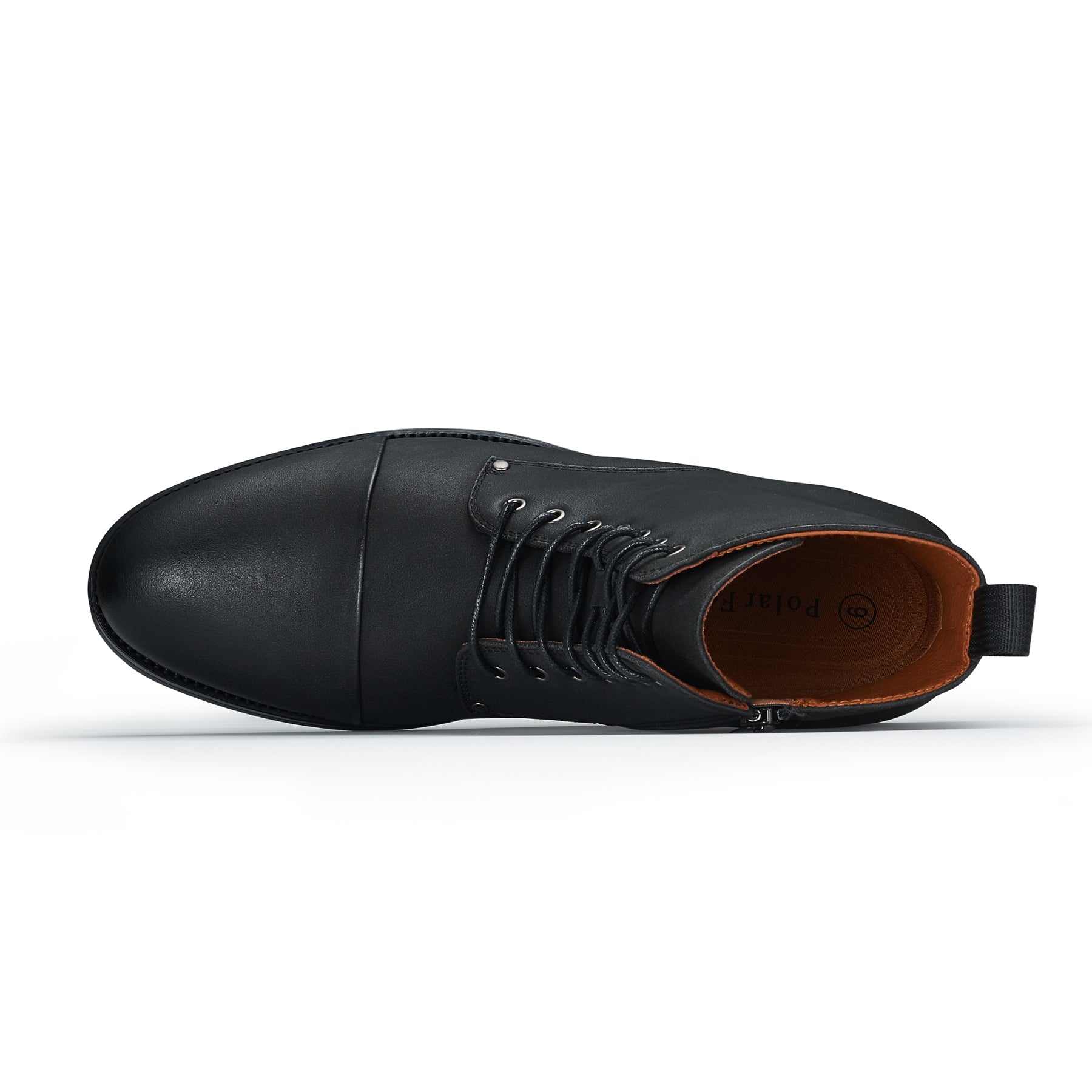 Men's Cap Toe Ankle Boots | Prince by Polar Fox | Conal Footwear | Top-Down Angle View