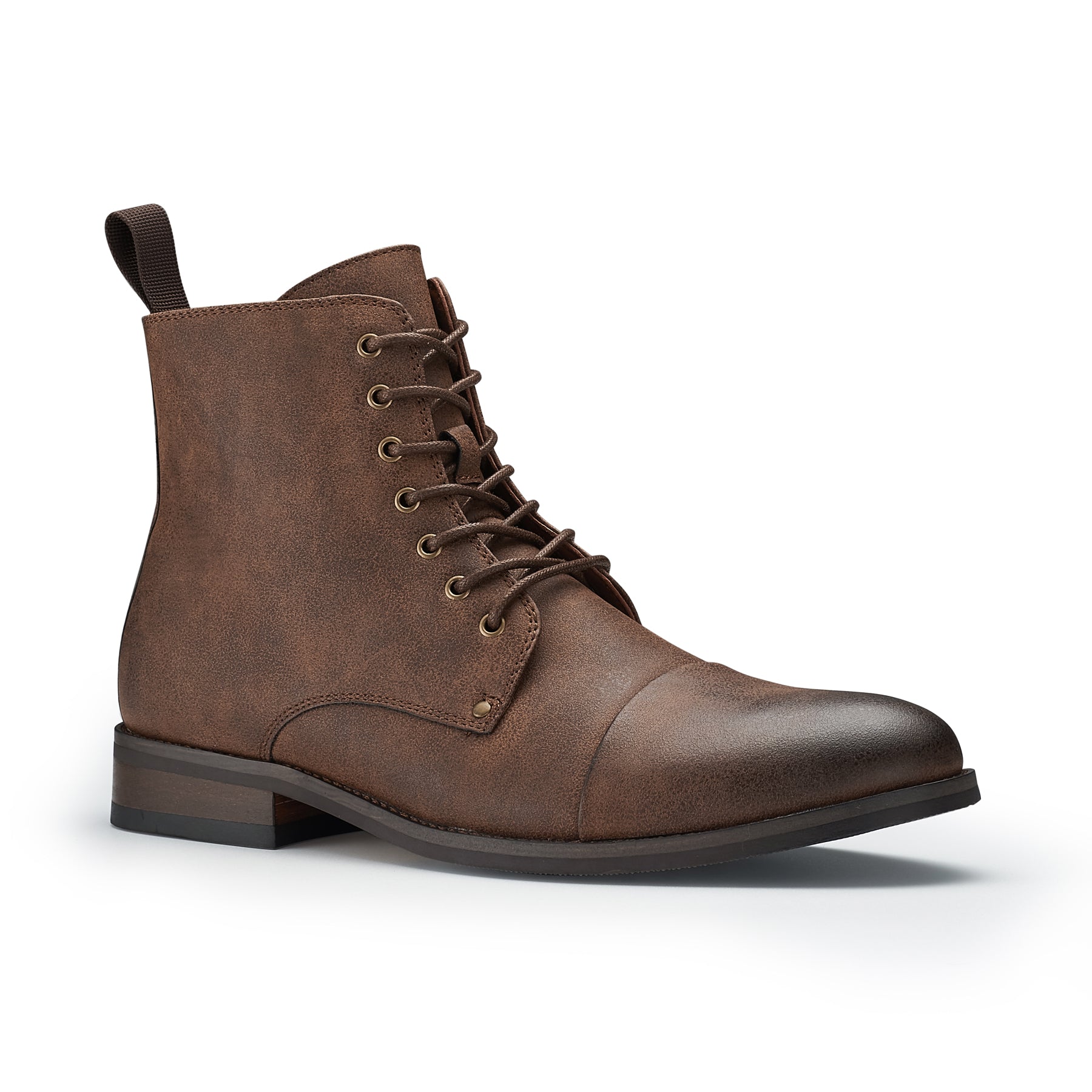 Men's Cap Toe Ankle Boots | Prince by Polar Fox | Conal Footwear | Main Angle View