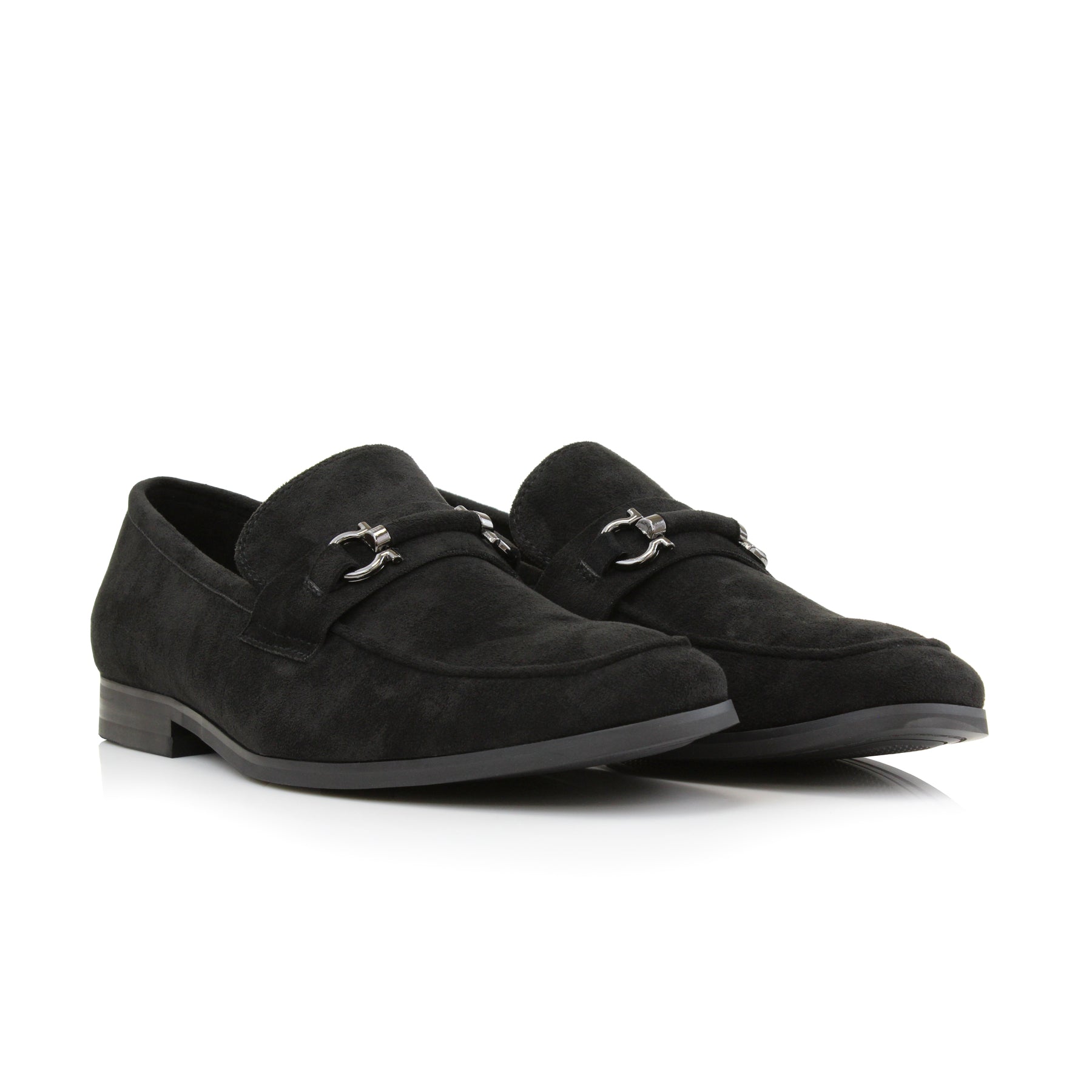 Aldo black 2025 suede loafers