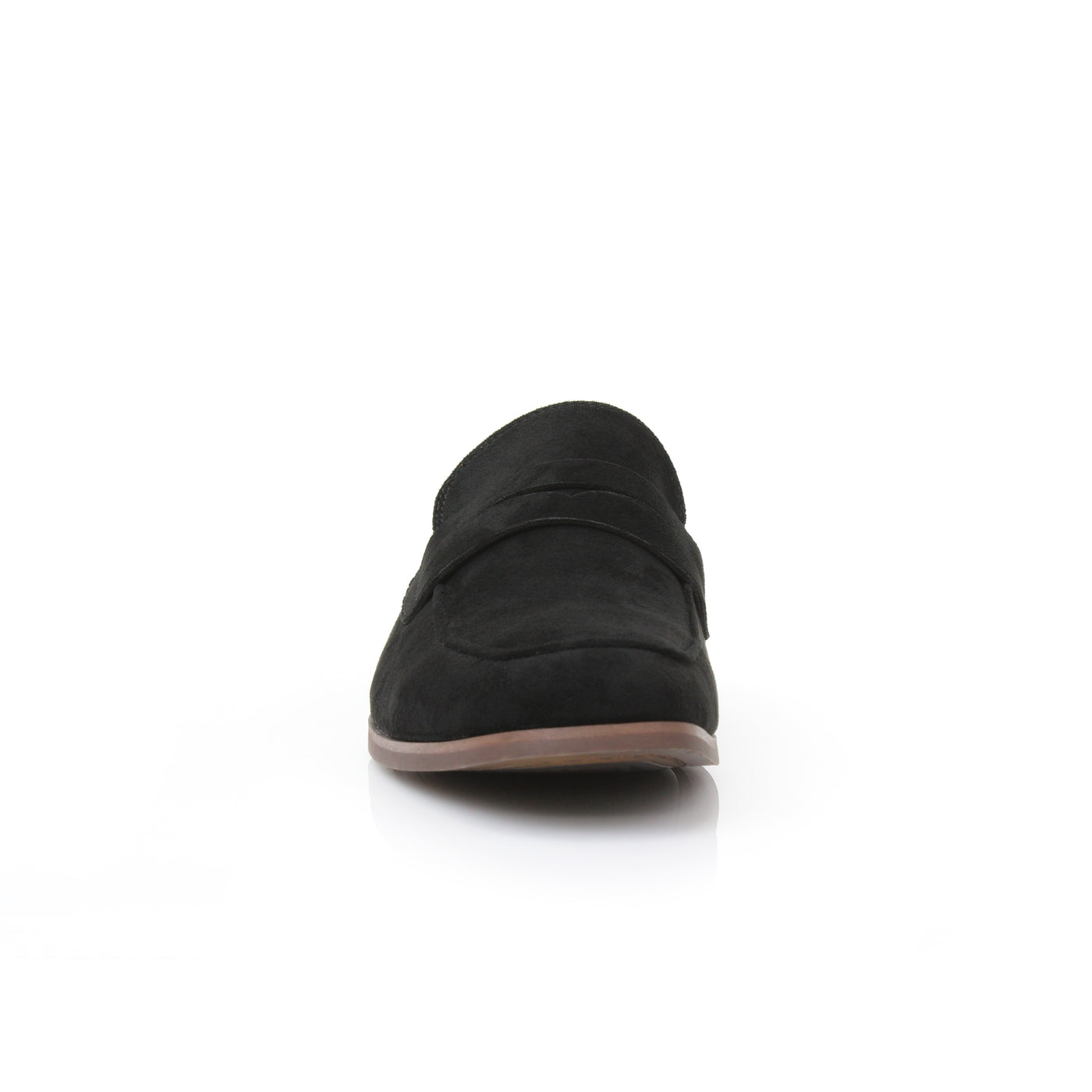 Men's Vegan Suede Loafer | DYLAN in Suede Black | Ferro Aldo