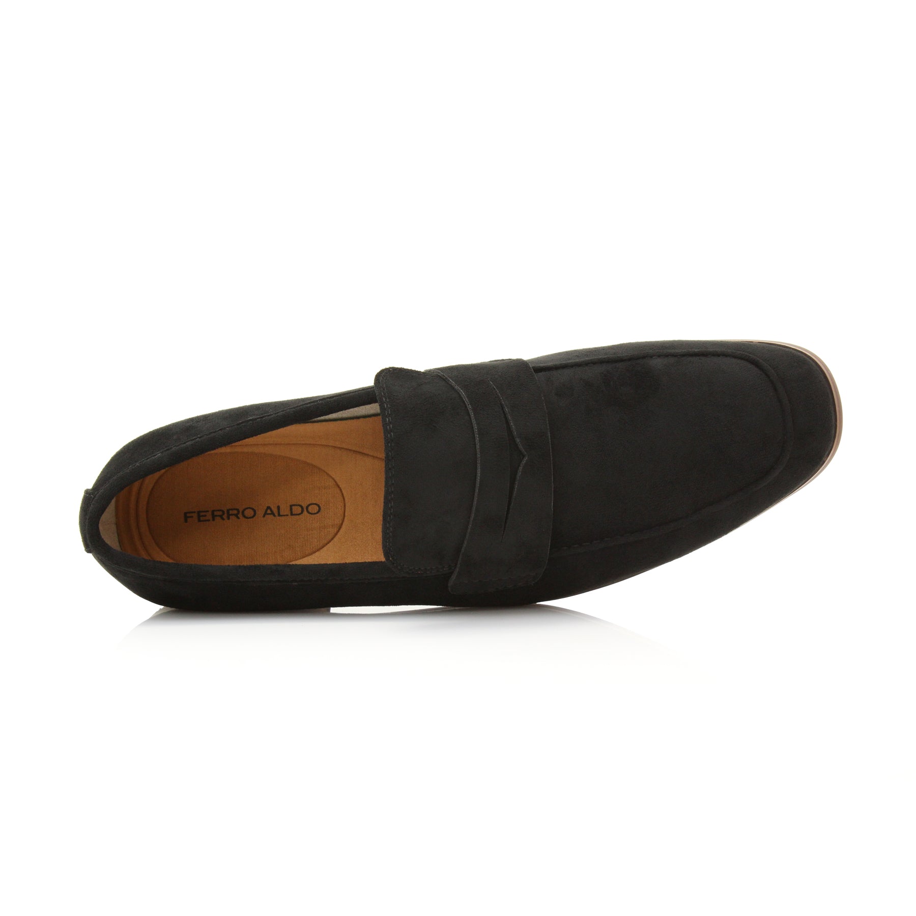 Aldo black store suede loafers