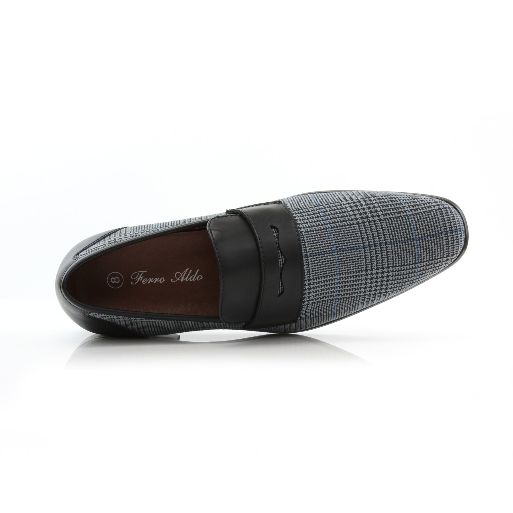 Mens hot sale plaid loafers