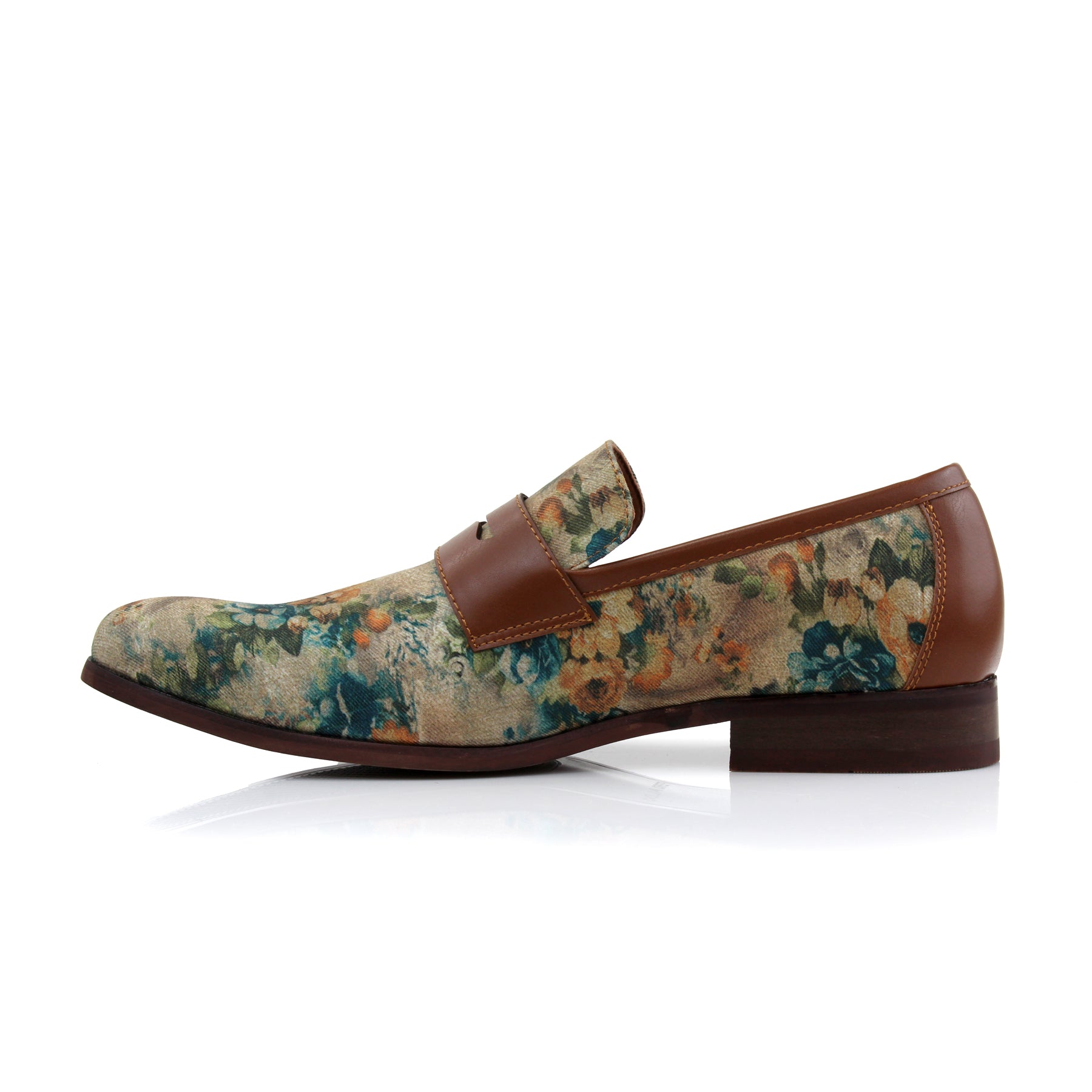 Mens hot sale floral loafers